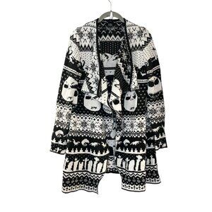 Torrid 0X Disney Jack Nightmare Before Christmas Open Front Cardigan Sweater